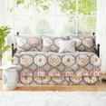 thumbnail image 2 of Southshore Fine Living, Inc. Twin Daybed Comforter Set, 6-Piece Twin Boho Bedding Set, Kilim Natural, 2 of 8