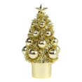 thumbnail image 2 of Estatua de árbol de Navidad, escultura artesanal para decoración del hogar, adorno para la sala de estar Oro, 2 of 9