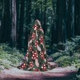 thumbnail image 5 of Honeii Autumn Forest Mushrooms Print Poncho Cape, Cloak Coat, Snuggly Hooded Wearable Blanket, Hooded Cape For Teenagers,Halloween Costumes-Large, 5 of 7