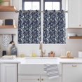thumbnail image 2 of Vintage Floral Kitchen Curtains Window Panels, Spring Country Botanical Flowers Simple Insulated Window Treatment Curtain, Grommet Curtains for Bedroom/Living Room/Bathroom, 2 Piece 42"Wx54"L, 2 of 8