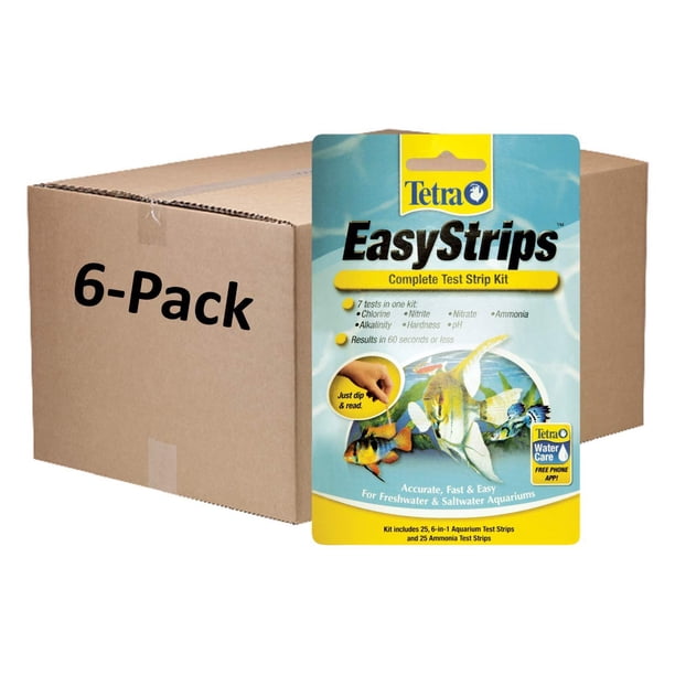 Kit Completo de Tiras Reactivas EasyStrips para Acuario Tetra, Paquete de 150