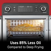 Elite Cuisine French Door 23 L Air Fryer Oven, Black