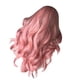 thumbnail image 4 of Peluca larga ondulada para mujeres y niñas, color rosa, rizada, con raya en el medio, sintética, resistente al calor, para disfraz de cosplay, 4 of 14