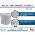 thumbnail image 7 of Air Filter Factory Replacement for MA1200 Emerson Moistair Humidifier Filter 2-Pack, 7 of 7
