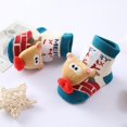 thumbnail image 6 of 3D Christmas Cartoon Cotton Baby Socks Unisex Infant Toddler Terry Socks With Non Skid Socks For 0-12 Months, 6 of 6