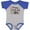 Baseball Heather and Royal, variant on Inktastic Happy Birthday, Mom Pink Flowers Boys or Girls Baby Bodysuit