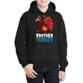 thumbnail image 2 of Awkward Styles Thanksgiving Hoodies for Kids Brother Turkey Hooded Youth Sweatshirt, 2 of 4