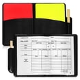 thumbnail image 3 of 2 juegos de kits de árbitro, juegos de tarjetas de árbitro de fútbol, hoja de puntuación de árbitro, lápiz, suministros para árbitros, 3 of 7