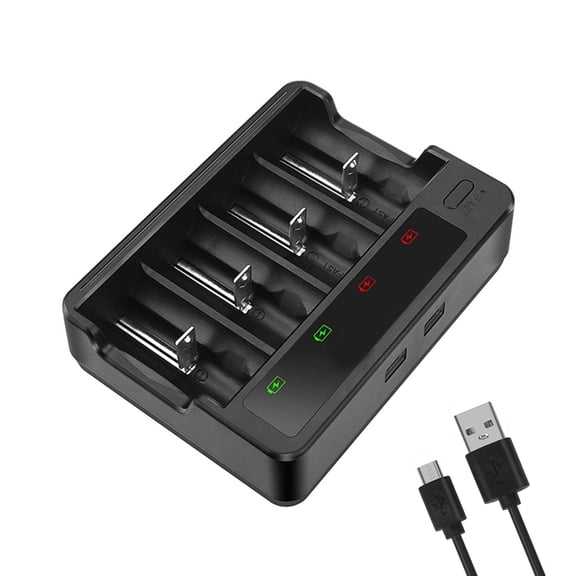WINDLAND Universal AA 3A C D Battery Charger for Ni Rechargeable Batteries USB