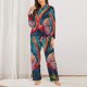 thumbnail image 2 of Balery Romantic Flamingo Pair Conjunto de Pijama con Estampado para Mujer, Conjunto de Dos Piezas con Manga Larga, Ropa de Dormir Suave con Bolsillos, Pijamas Cómodos-X-Large, 2 of 7
