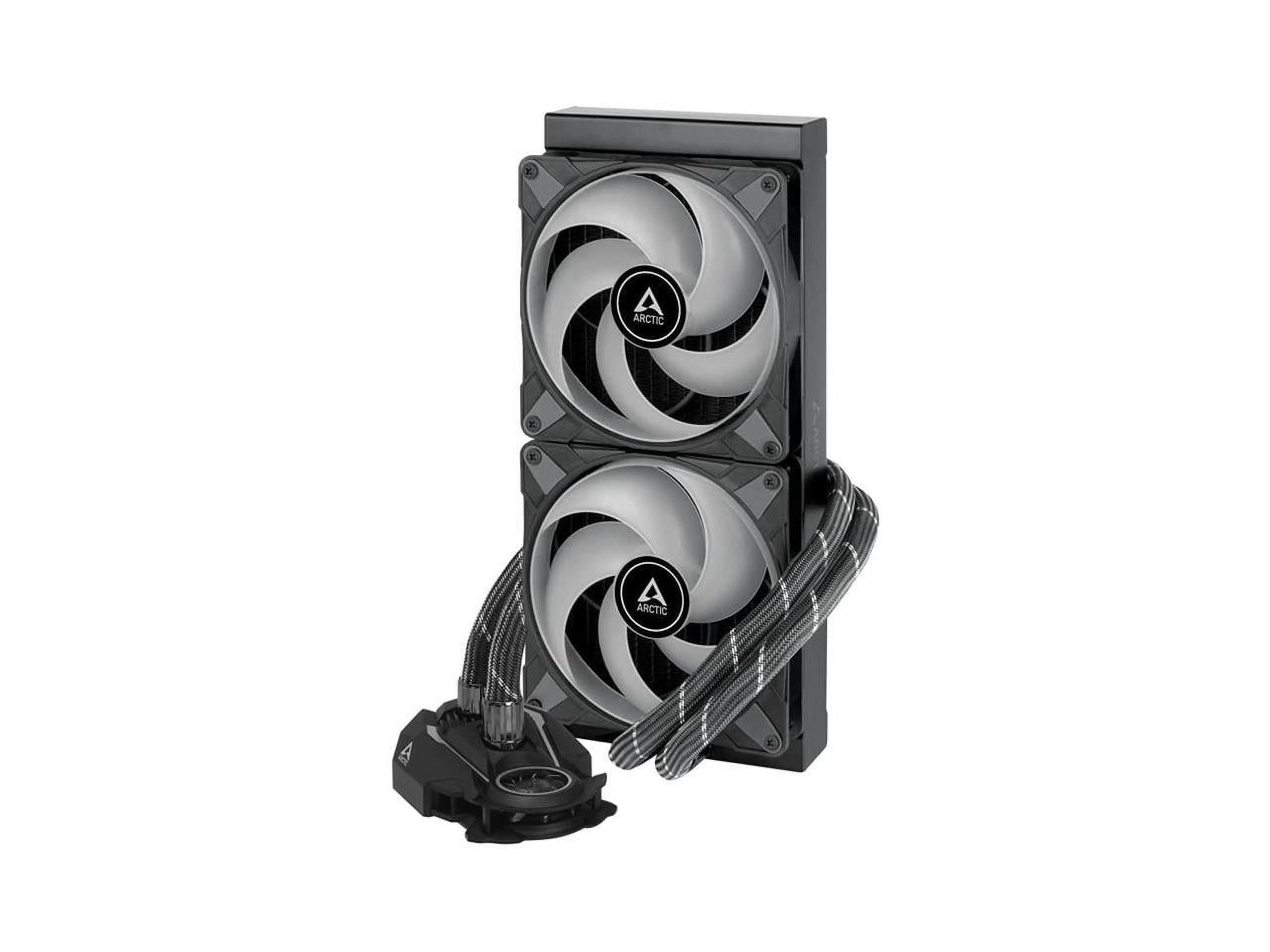 ARCTIC Liquid Freezer II 280 A-RGB - Multi-Compatible All-in-one A-RGB CPU AIO Water Cooler, Black ACFRE00106A