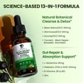 thumbnail image 2 of Lukaree Premium Liquid Gut Cleanse & Detox Drops - with Black Walnut, Wormwood, Soursop & L-Glutamine - Supports Digestive Health, Microbiome Balance & Gut Lining - 4 fl oz(60 Servings), 2 of 9
