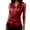 #05 Red 【One to Wear, One to Wash, One to Spare.】, variant on Women's Summer Sleeveless V Neck Tops Shirts Blouses Lace Up Hollow Out Solid Color Casual Daily Wear Vacation Beach Party Night Out Fashion Essential Gift for Ladies | CSEONE,Khaki XL