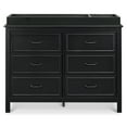 thumbnail image 6 of DaVinci Charlie 6-Drawer Double Dresser in Ebony, 6 of 10