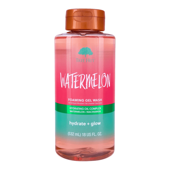 Tree Hut Foaming Gel Wash, Watermelon, 18 fl oz