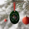 thumbnail image 5 of Ceramic Christmas Tree Ornaments, Irish By Blood American By Birth Hanging Ornament With Ribbon, Christmas Gifts - Oval, 1 Pcs, 5 of 7