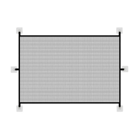 Doorstop 2 Indoor Mesh Gate for Stairs and Doorways &ndash; Portable Pet Barrier for Dogs Cats Folding Net Mesh Gate Indoor Use