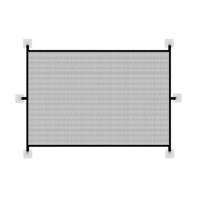 Doorstop 2 Indoor Mesh Gate for Stairs and Doorways – Portable Foldable Barrier Net for and Kids Indoor Use Easy Setup Versatile
