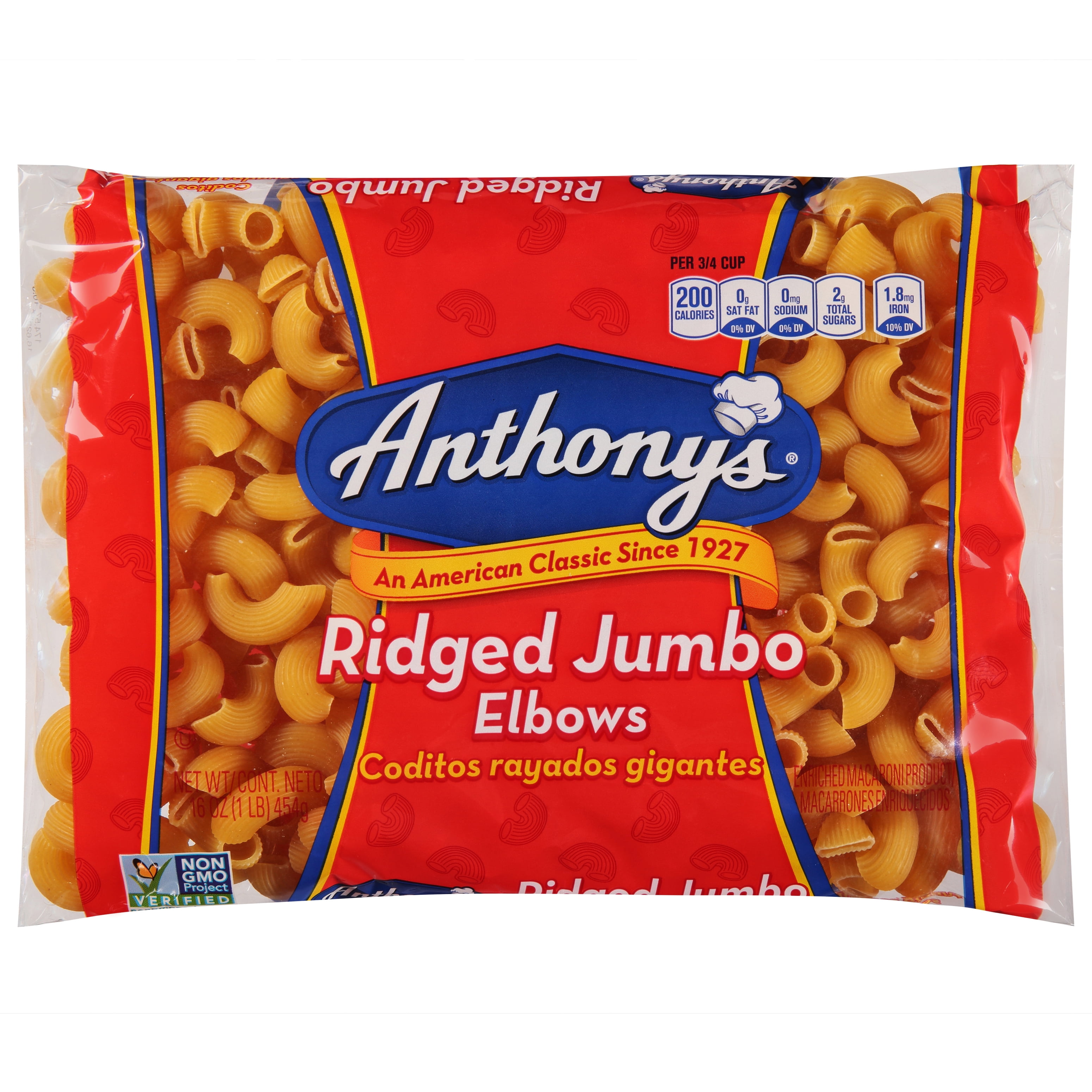 Anthony's Elbows Pasta, 16 oz