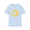 thumbnail image 2 of Butterflies Sunflowers, Gildan Unisex Softstyle T-Shirt, Graphic Tee, S-3XL, 2 of 5