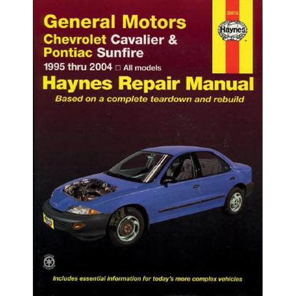 Haynes Repair Manual (Paperback): Chevy Cavalier & Pontiac Sunfire : 1995 Thru 2004 (Paperback)