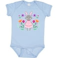 thumbnail image 3 of Inktastic Easter Scandinavian Bunny with Flowers Boys or Girls Baby Bodysuit, 3 of 5