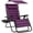 Amethyst Purple, variant on Best Choice Products Oversized Padded Zero Gravity Chair w/ Canopy Headrest Cup Holder Side Tray - Pink