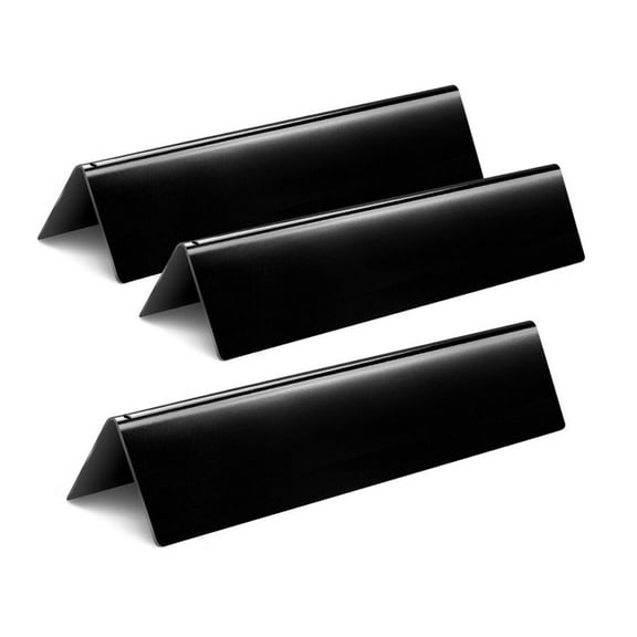 7635 15.3" Flavorizer Bars Replacement for Weber Spirit I & II 200 Series, Spirit E210, S210, E220, S220 with Front-Mounted Control Panels, Porcelain Enameled Heat Plate Grill Parts - 3 Pack