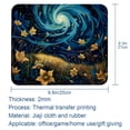 thumbnail image 5 of Glowing Plants Printed Square Mouse Pad, 8.3x9.8 Inch, Non-Slip Rubber Bottom Mouse Mat for Office and Gaming, 5 of 6