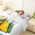 thumbnail image 3 of Erosebridal Kids Camping Twin Comforter Sets For Camper Gifts,Rustic Farmhouse Adventure Bedding Set For Boys,Reversible,2-Piece, 3 of 7