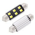 thumbnail image 5 of Paquete de bombillas LED interiores DE3175 DE3021 DE3022 3175 sin errores 31 mm 1,22" Festoon Canbus xenón blanco 6000 K, 6 chips SMD súper brillantes para luces de matrícula de cortesía de puer, 5 of 5
