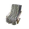 thumbnail image 4 of Geometric Soft Flannel Fleece Throw Blanket, Modern Art Triangle and Diamond Repeating Line Tiling Image, Cozy Plush for Indoor and Outdoor Use, 50" x 60", Mustard and Black, by Ambesonne, 4 of 6