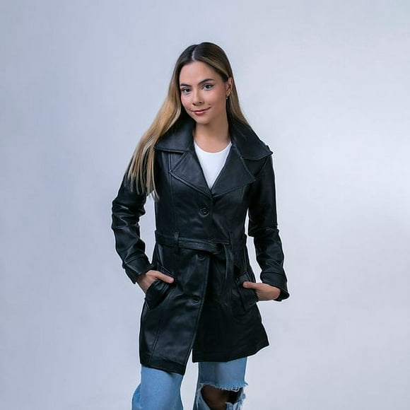 GABARDINA ST JOHN PIEL BORREGO NEGRO
