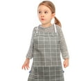 thumbnail image 3 of Shisuyan 2Pcs Cotton Kitchen Apron for Children Cooking Protection White Modern Design, 3 of 8