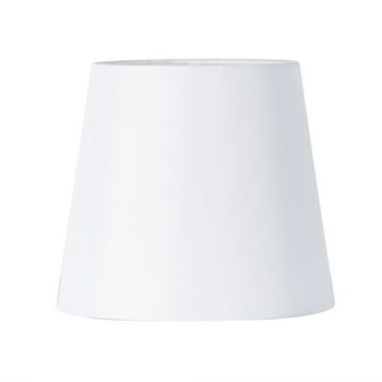 Mainstays Tapered Drum Linen Accent Lamp Shade, White