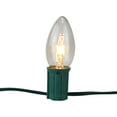 thumbnail image 6 of Northlight Lighted C9 Christmas Outdoor Pathway Markers - Clear Lights - 14' - Set of 15, 6 of 7