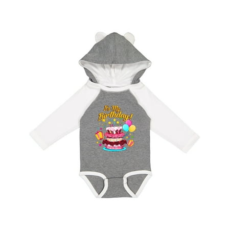 

Inktastic It s My Birthday Gift Baby Boy or Baby Girl Long Sleeve Bodysuit