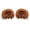Brown bow hairp, variant on Handmade Furry Bear Ear Hair Clip Hairpin Costume Accessory for Halloween Thanksgiving Party Cosplay