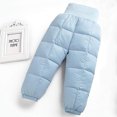 thumbnail image 3 of WIBACKER Toddler Kid Baby Boy Girl Cute Hooded Puffer Jacket Pants Winter Lightweight Down Outwear, 3 of 6