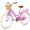 Pink, variant on POVANLI 24" City Bike for 8-12 Years Old, Steel Frame Bike, Bike with Basket Mint Green