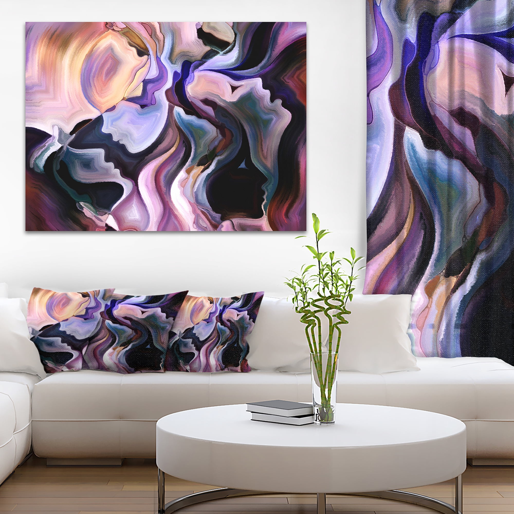 Designart 'Voyages to Inner Self ' Abstract Canvas Art Print