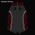 thumbnail image 4 of High Collar Pet Clothes Reflective Dog Winter Coat High Collar Snow Protection Adjustable Neck Zipper, 4 of 7