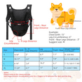 thumbnail image 4 of Aimou Pet Front Carrier Backpack Hands-Free Legs Out Adjustable Mesh Waterproof Carrier Bag Traveling Hiking Camping for Small Medium Dogs Cats Puppies, Black S, 4 of 7