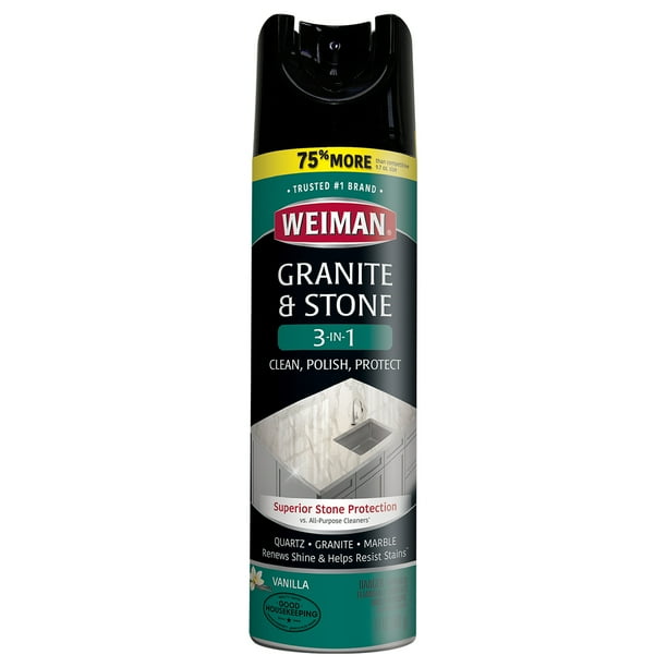 Weiman Granite Cleaner & Polish Aerosol, 17 oz