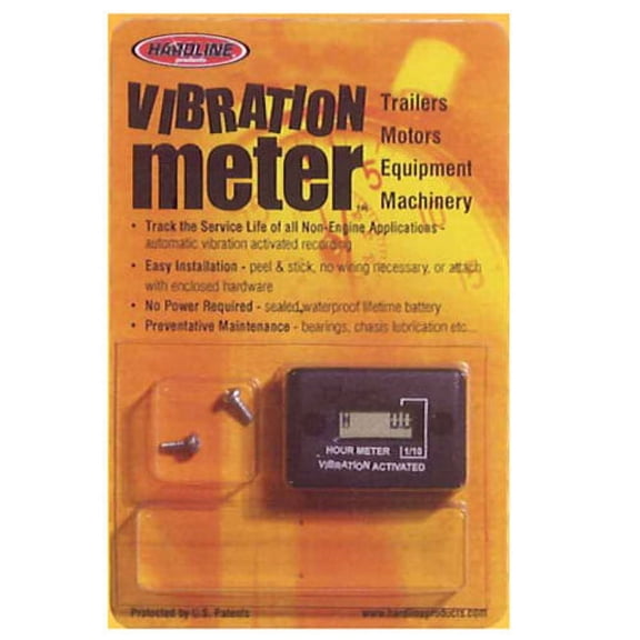 Hardline Products Hr 8065 Vibration Hour Meter , Black