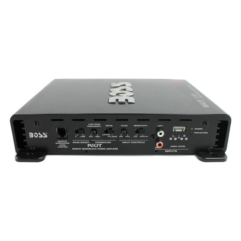 Boss R1100M Riot Powerful 1100W Monoblock Class A/B Car Audio