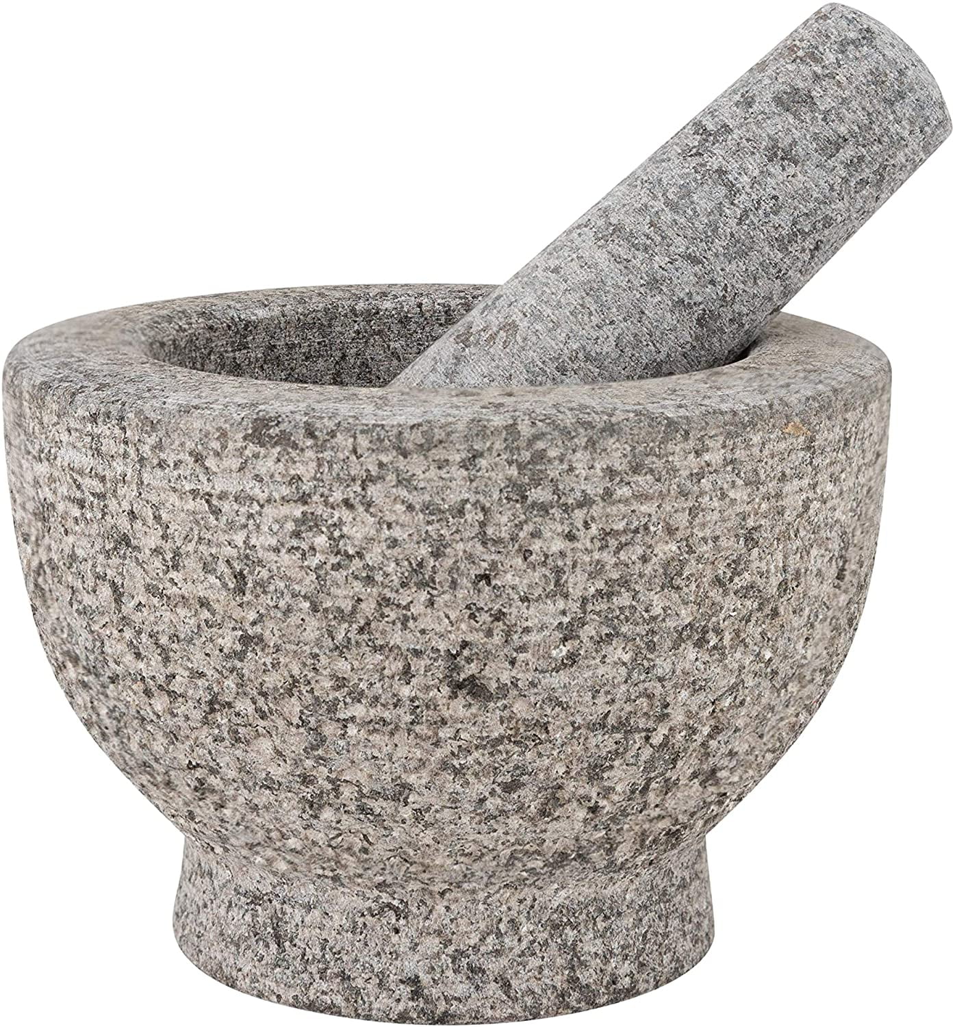 converteerbaar Arena resultaat Homeries Unpolished Granite Mortar and Pestle Set - Heavy Stone for  Enhanced Performance – Spice Grinder Pesto Bowl for Crushing, Grinding  Seasonings, Pills, Herbs, Guacamole, Pepper - Walmart.com