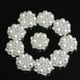 thumbnail image 3 of 10 piezas flor en forma de adorno de perlas de de imitación botón de perlas Flatback DIY accesorios botones de Navidad , 3 Macarena Flatback, 3 of 8