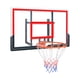 thumbnail image 2 of Aro de baloncesto de pared y tablero de repuesto para colgar, portería de baloncesto, aro de baloncesto para parques al aire libre, casas y patios 112 cm x 75 cm, 2 of 8
