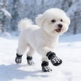 thumbnail image 2 of Anti-Slip Dog Socks, Prevent Licking Paws, Waterproof Anti-Slip Dog Socks with Grippers for Dogs Walking, Dog Essentials Gray, 2 of 6